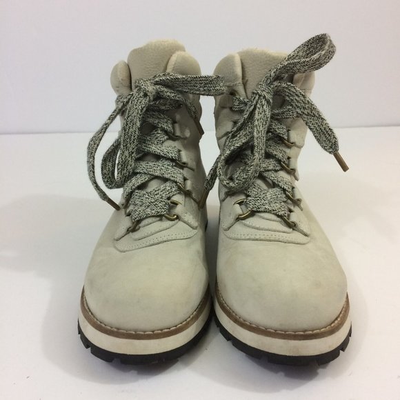 Splendid Women's Potter Hiker Lace-Up Ankle Boot Leather Tan / Off-White Size 7 - Picture 2 of 9